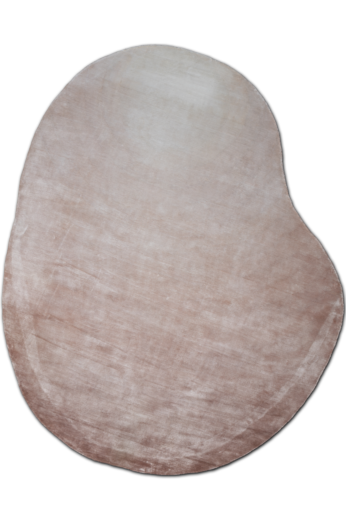 Custom Shape Pink Ombre Designer Rug