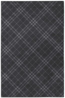 Diagonal Plaid Designer Rug