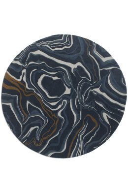 Round Marble Designer Rug