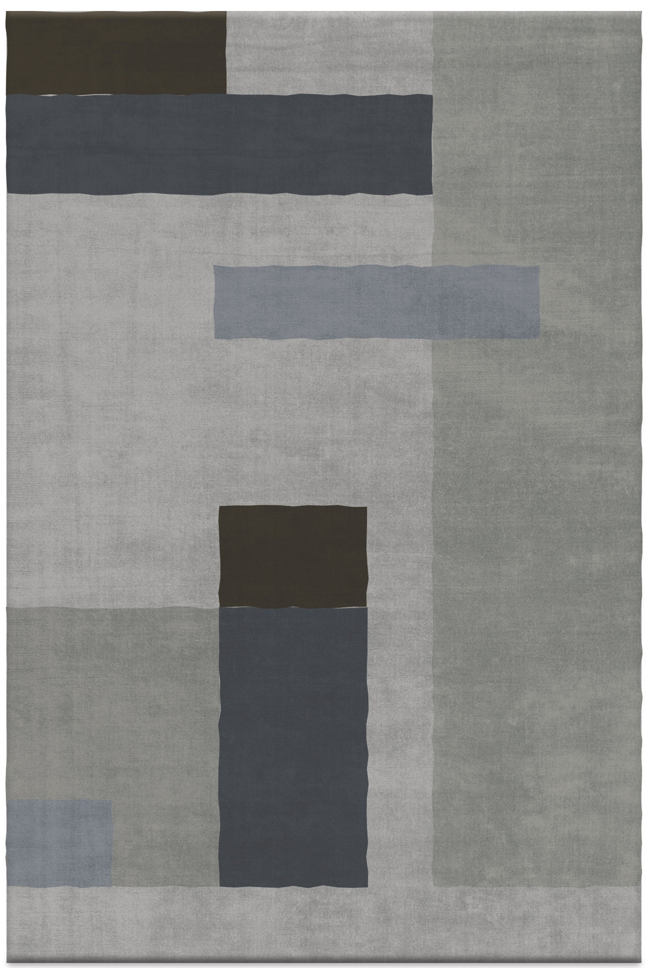Tonal Blocks Designer Rug