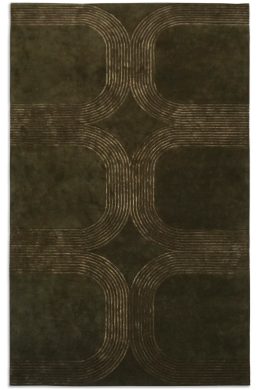 Carved Curves Designer Rug