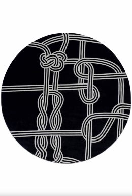 Knots Round Designer Rug