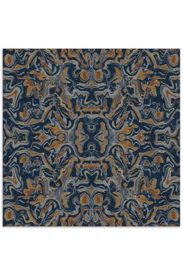 Marble Kaleidoscope Designer Rug